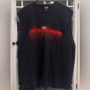 🏍️ Harley-Davidson Sleeveless Graphic Tee – Men’s 2X – Made in USA